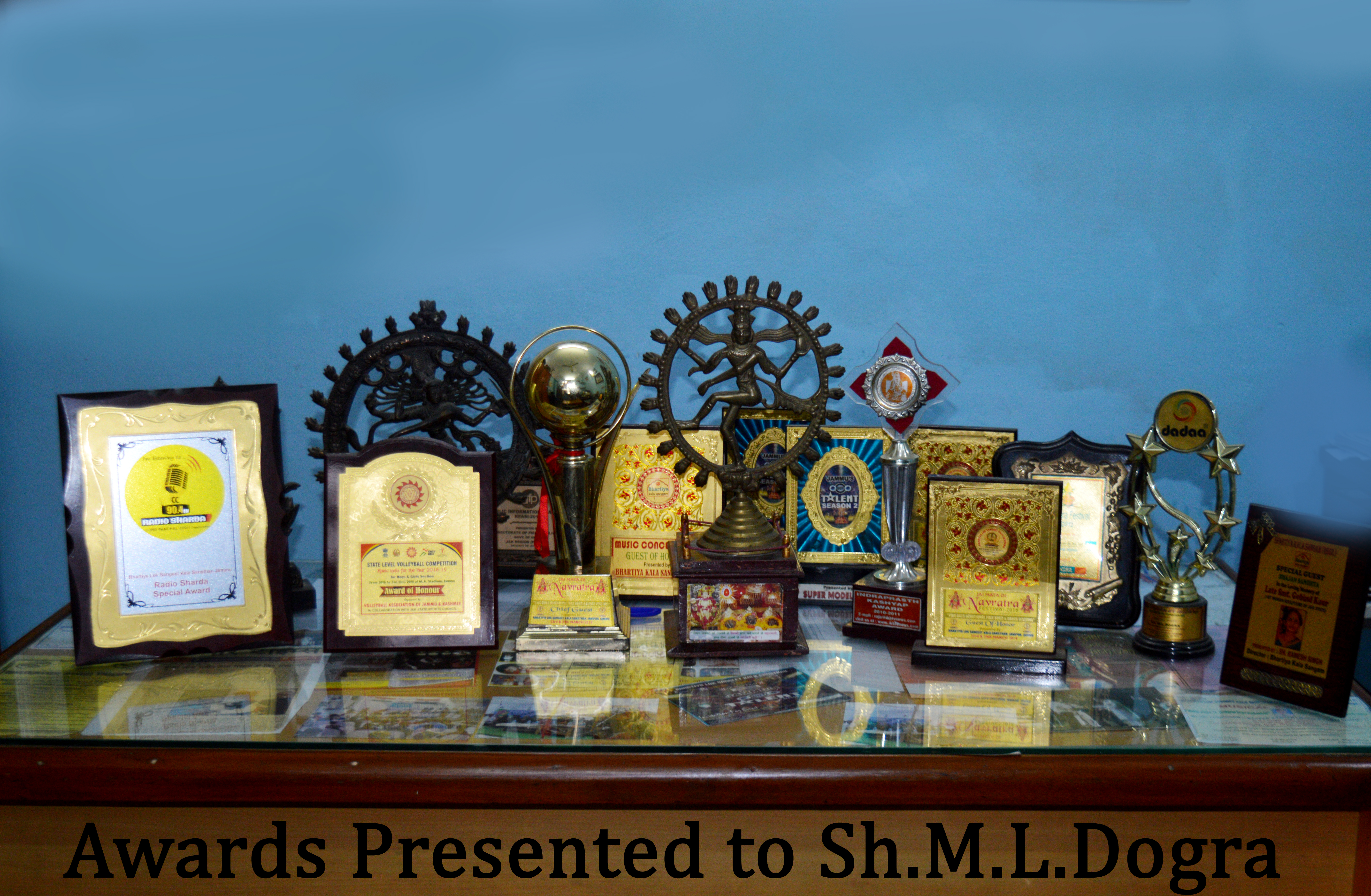 Awards   Presented to Dr.M.L.Dogra